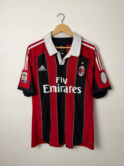 Mario Balotelli AC Milan 2012-13 home football shirt (XL)