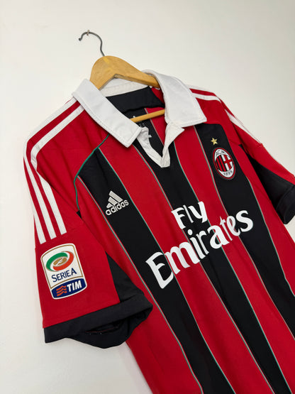 Mario Balotelli AC Milan 2012-13 home football shirt (XL)