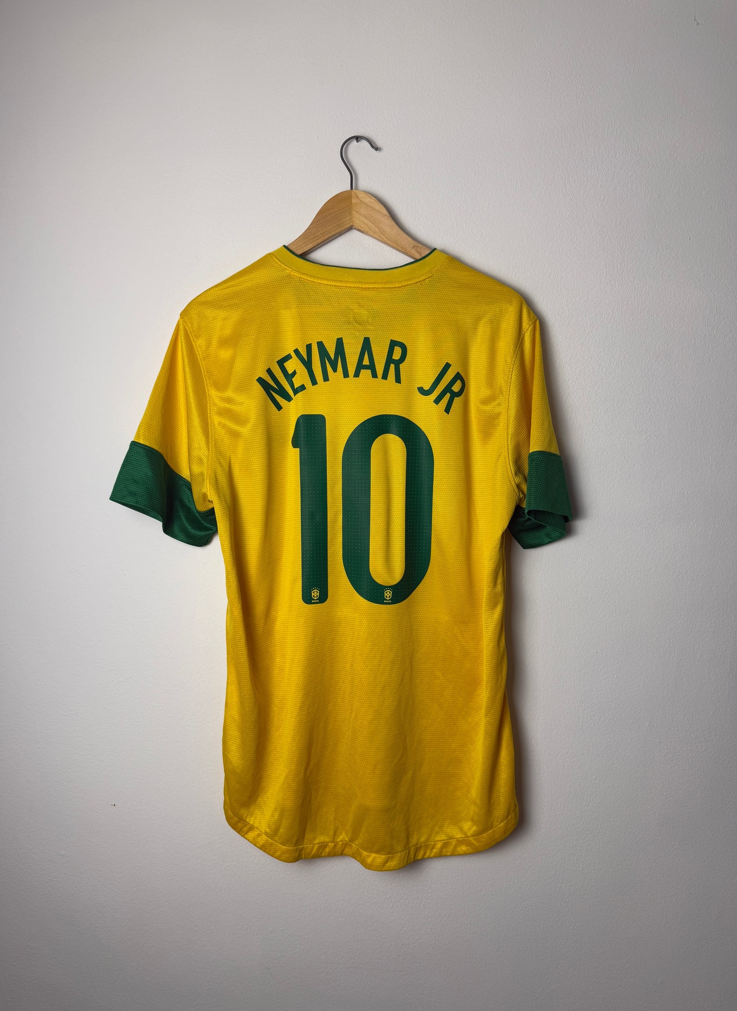 Neymar JR Brazil 2013 home football shirt (L)