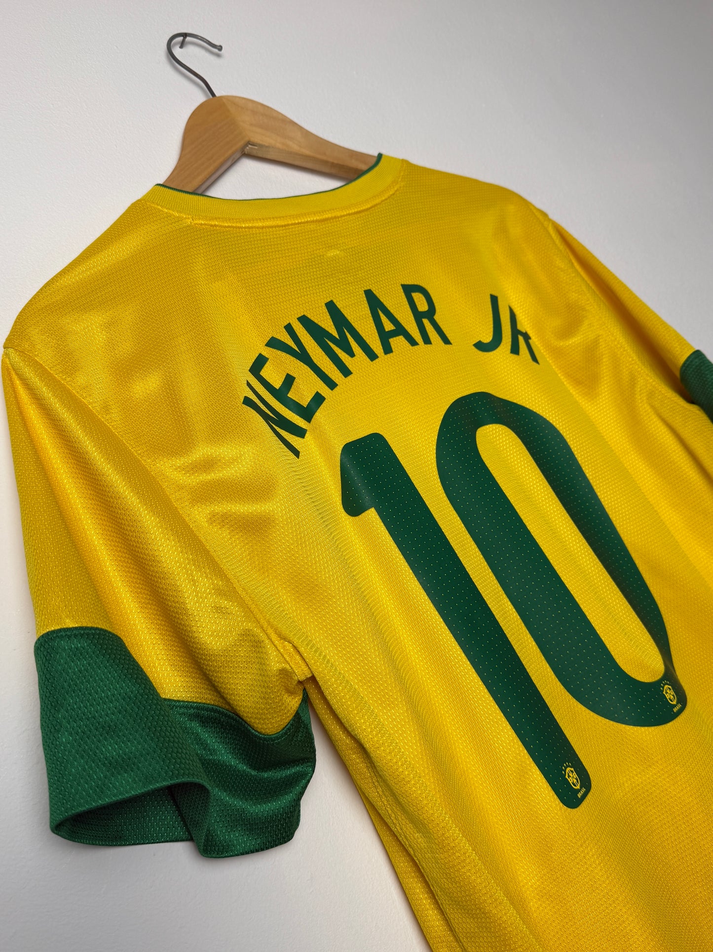 Neymar JR Brazil 2013 home football shirt (L)