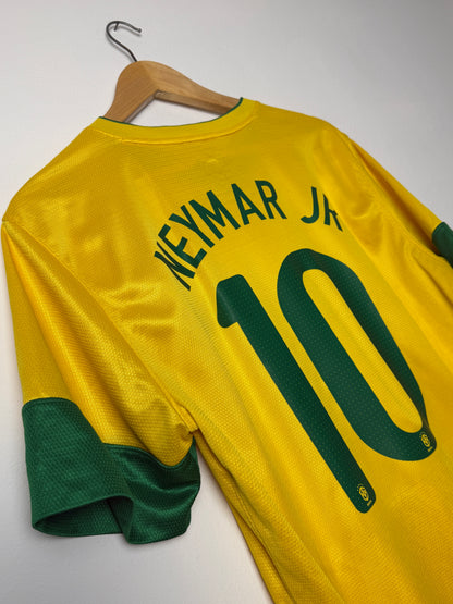 Neymar JR Brazil 2013 home football shirt (L)