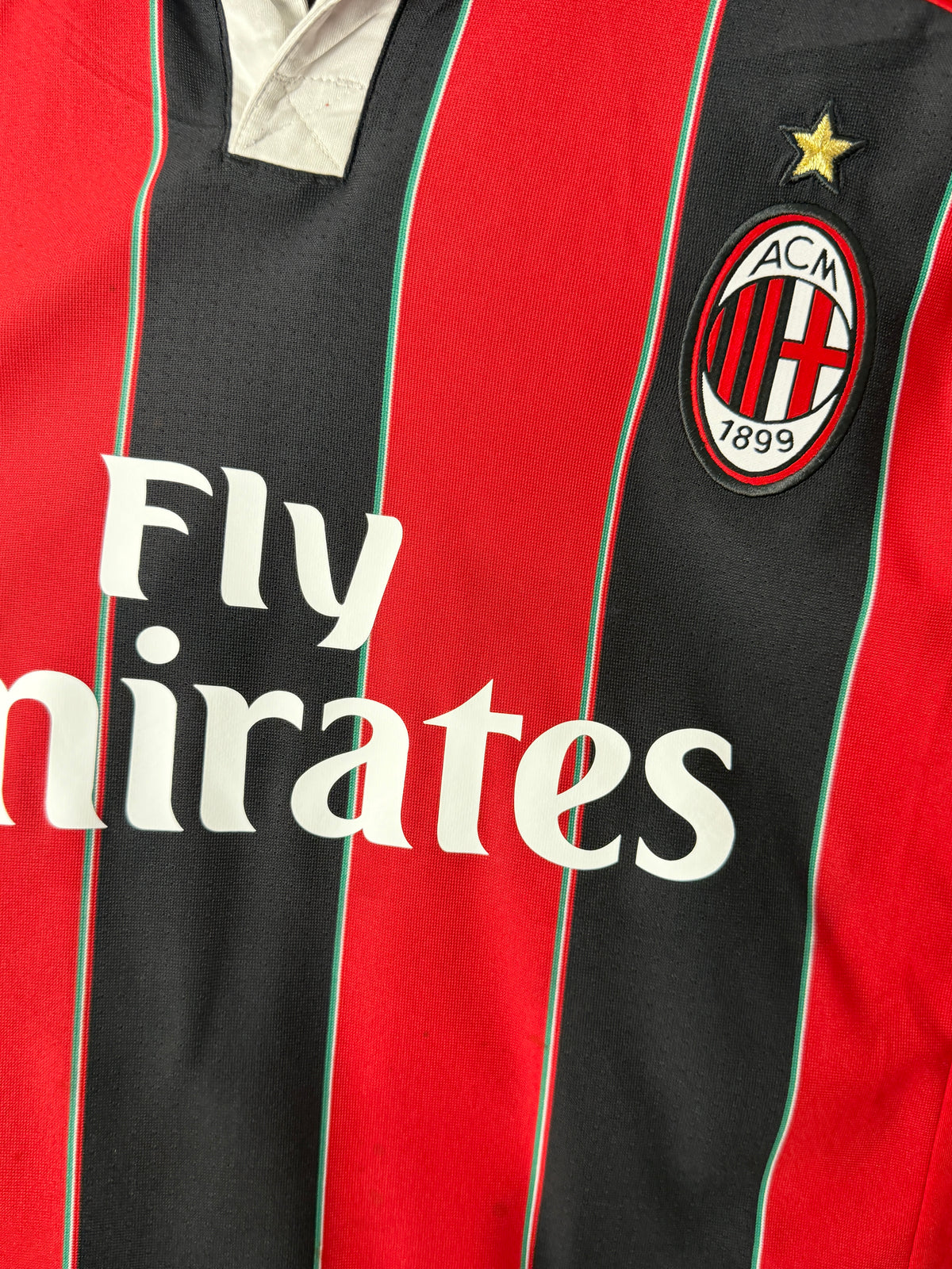 Mario Balotelli AC Milan 2012-13 home football shirt (XL)