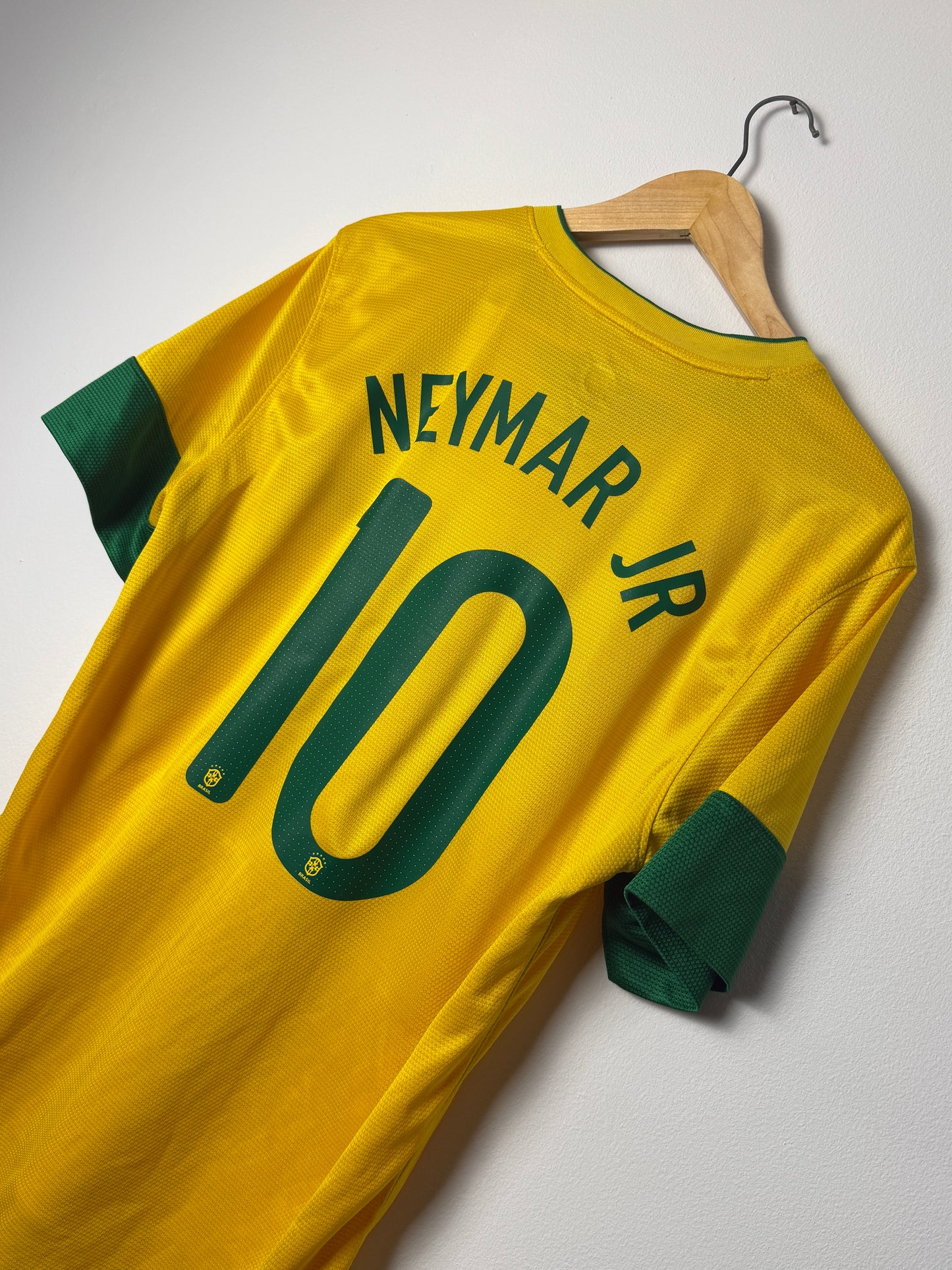 Neymar JR Brazil 2013 home football shirt (L)