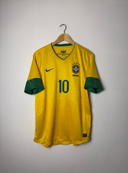Neymar JR Brazil 2013 home football shirt (L)