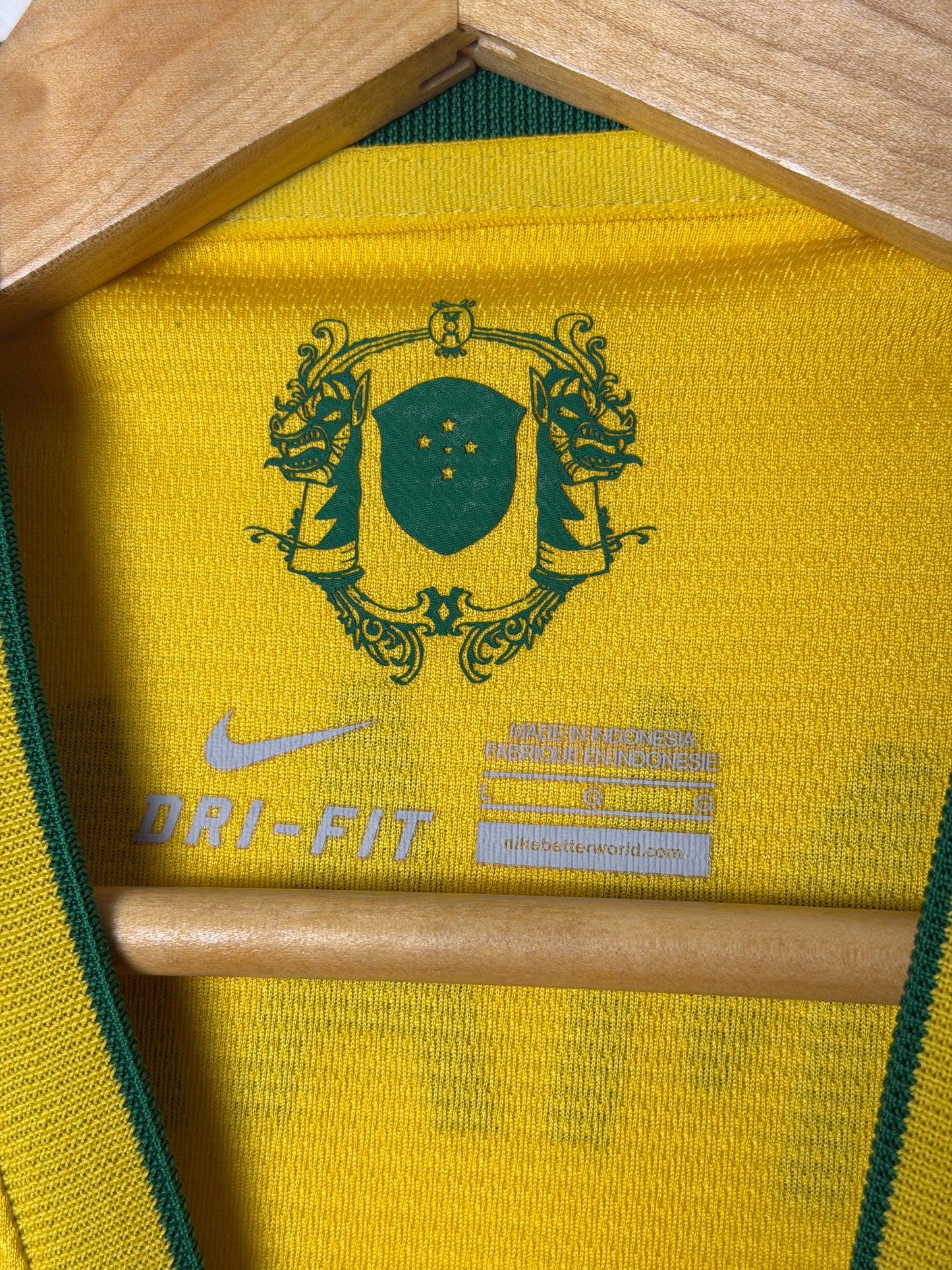 Neymar JR Brazil 2013 home football shirt (L)