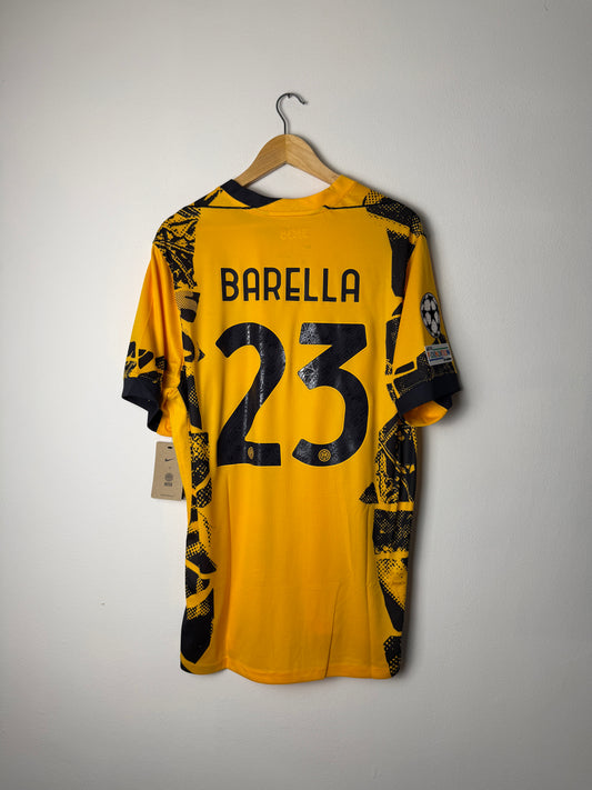 Nicolo Barella Inter Milan 2024-25 third football shirt (XL)