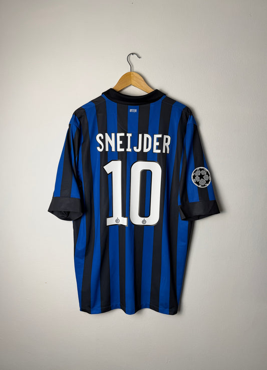 Wesley Sneijder Inter Milan 2011-12 home football shirt (XL)