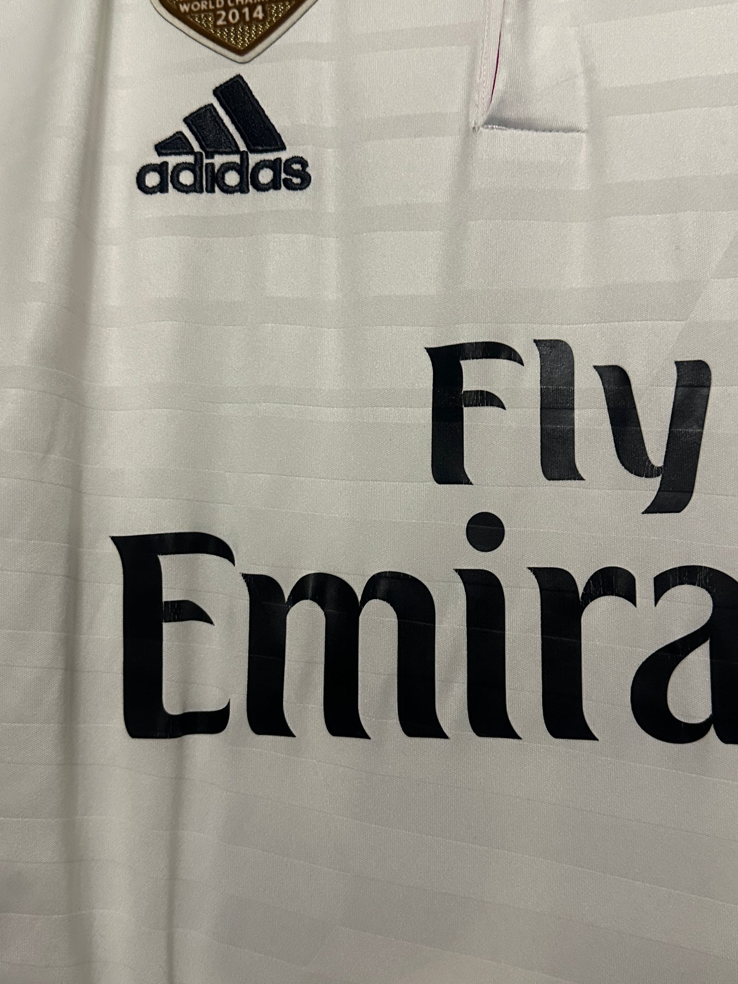 James Rodriguez Real Madrid CF 2014-15 long sleeve home football shirt (M)