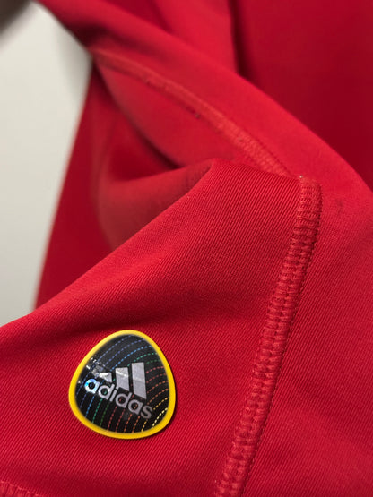 Andres Iniesta Spain 2010 home football shirt (L)