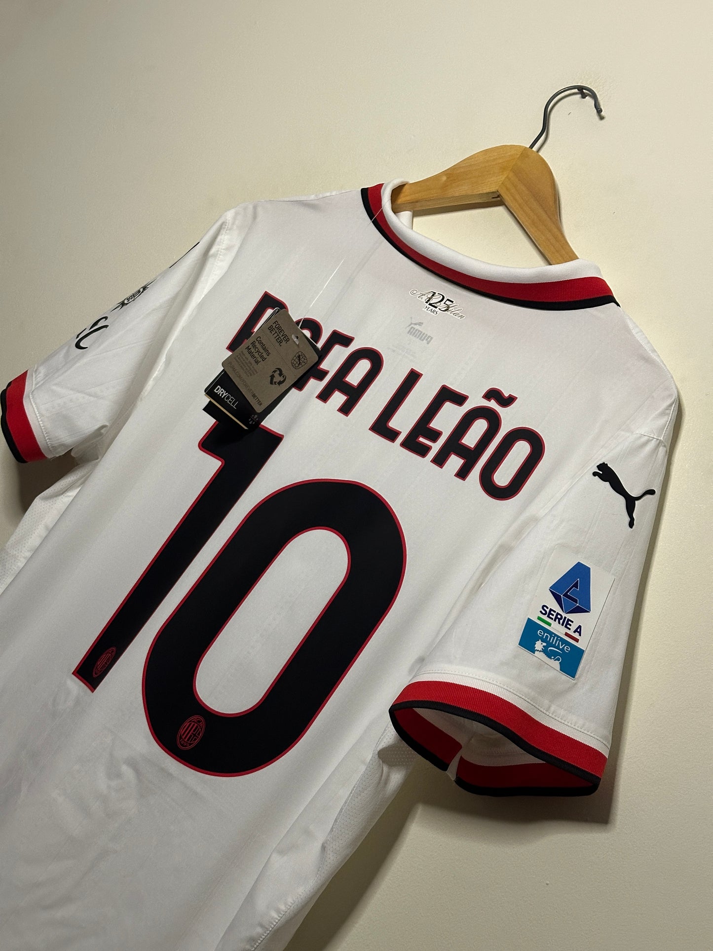 Rafa Leao AC Milan 2024-25 away ultraweave football shirt (L)