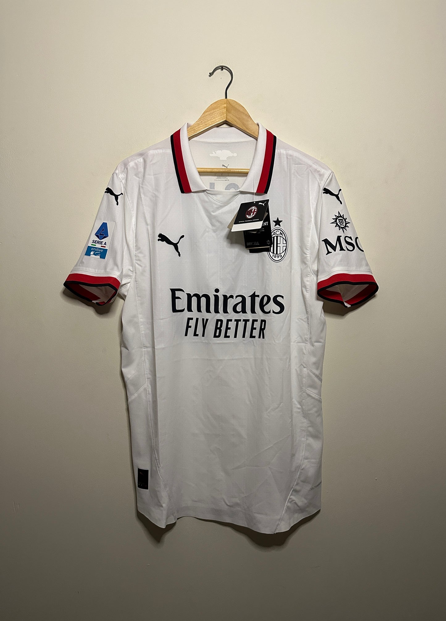 Rafa Leao AC Milan 2024-25 away ultraweave football shirt (L)