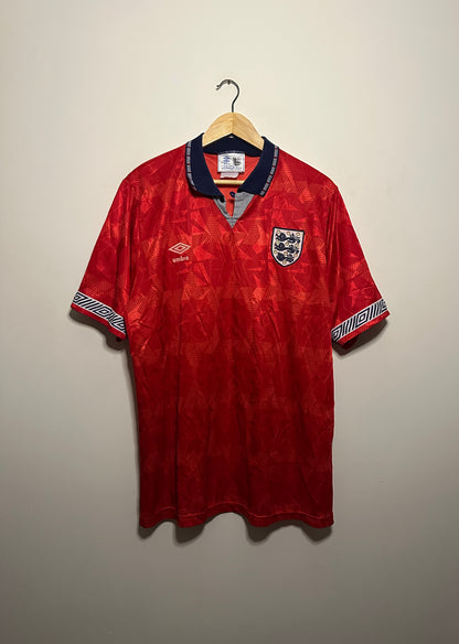 England 1990 away football shirt (XL)