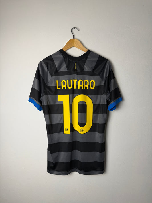 Lautaro Martinez Inter Milan 2020-21 third football shirt (M)