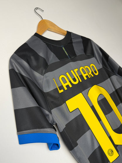 Lautaro Martinez Inter Milan 2020-21 third football shirt (M)