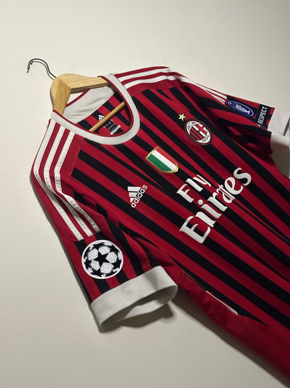 Alexandre Pato AC Milan 2011-12 home football shirt (XL)