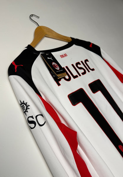 Christian Pulisic AC Milan 2025-26 away long sleeve football shirt (L)