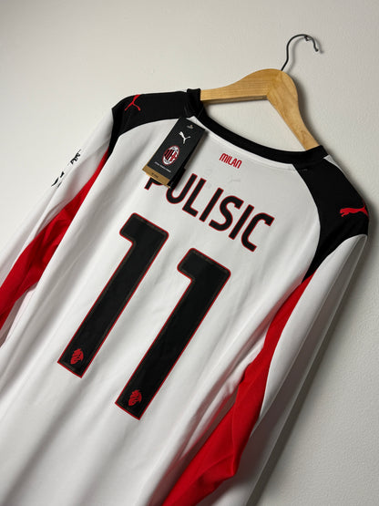 Christian Pulisic AC Milan 2025-26 away long sleeve football shirt (L)