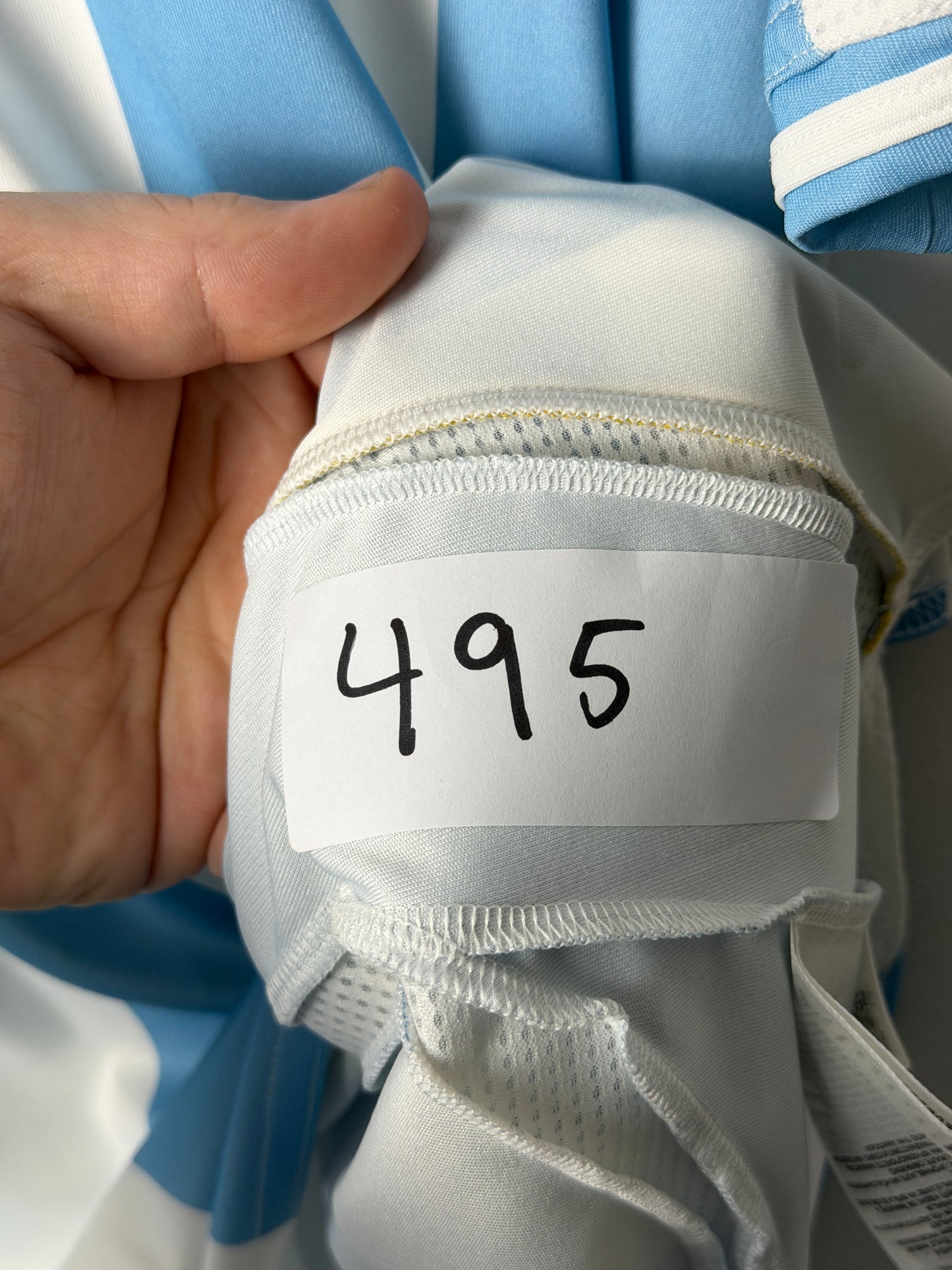 Lionel Messi Argentina 2006 World Cup home football shirt (L)