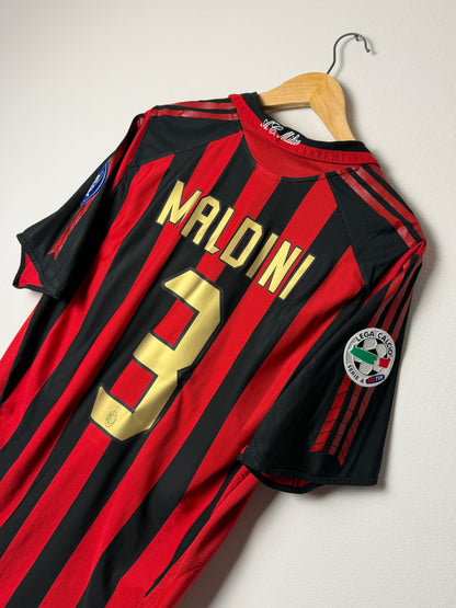 Maldini AC Milan 2005-06 home football shirt (XL)