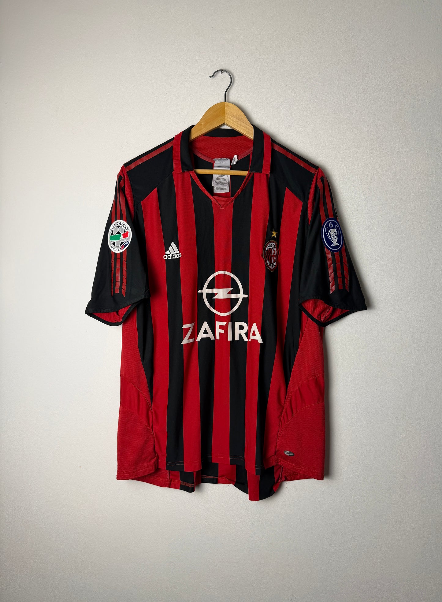 Maldini AC Milan 2005-06 home football shirt (XL)