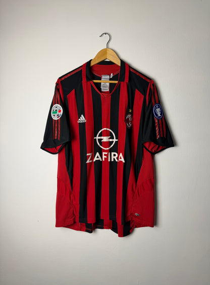 Maldini AC Milan 2005-06 home football shirt (XL)