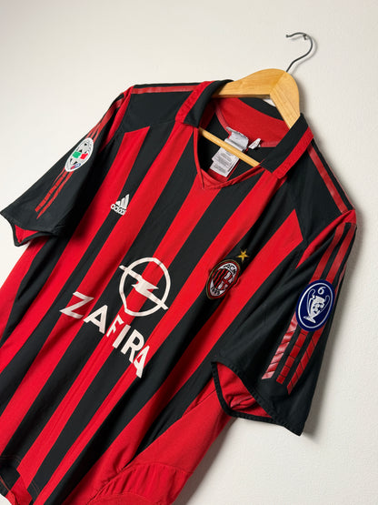 Maldini AC Milan 2005-06 home football shirt (XL)