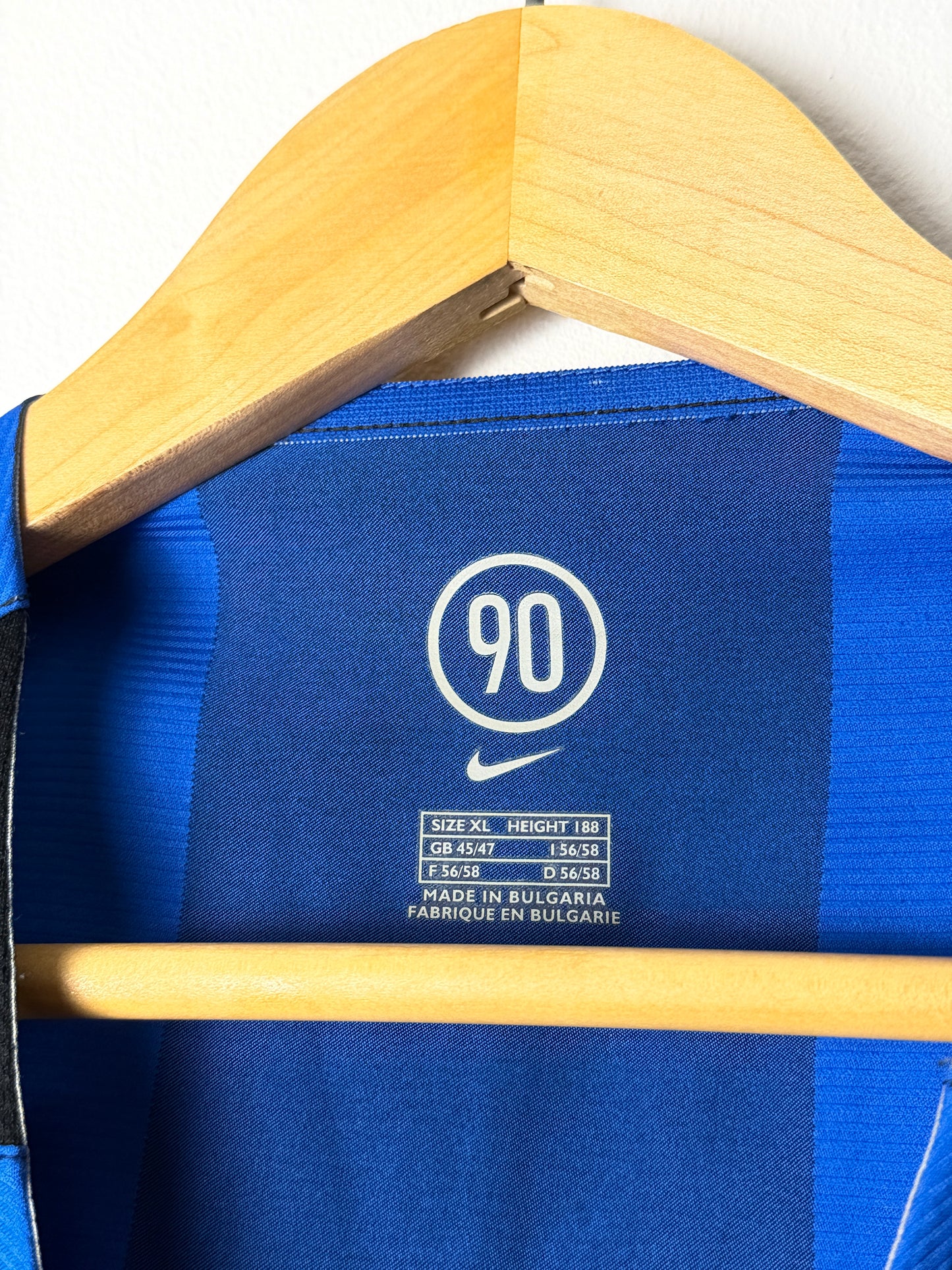 Adriano Inter Milan 2004-05 home football shirt (XL)