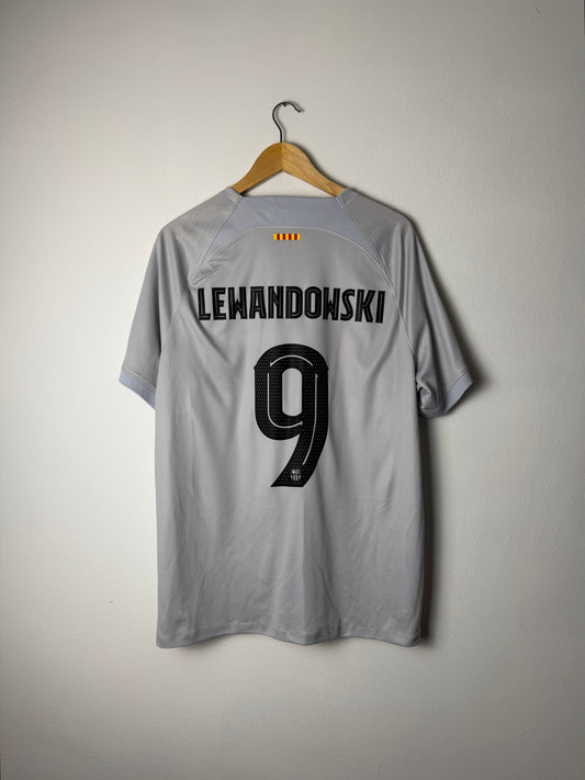 Robert Lewandowski FC Barcelona 2022-23 third football shirt (XL)