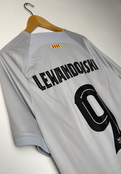 Robert Lewandowski FC Barcelona 2022-23 third football shirt (XL)