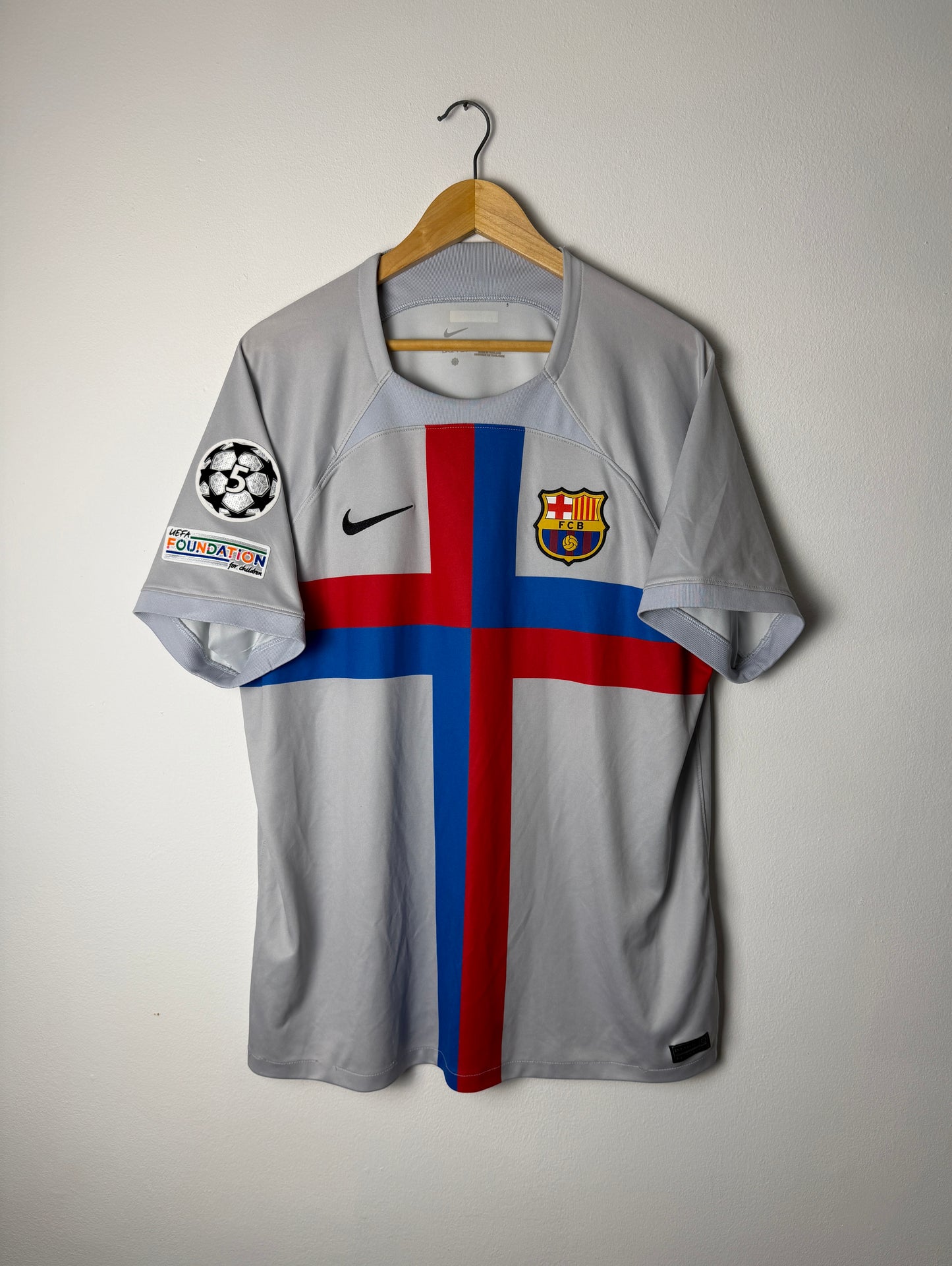 Robert Lewandowski FC Barcelona 2022-23 third football shirt (XL)