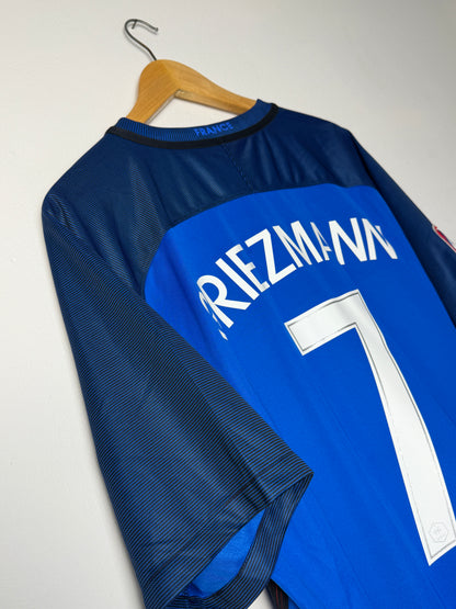 Antoine Griezmann France 2016 Euro home football shirt (XL)