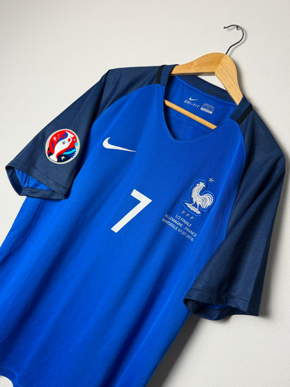 Antoine Griezmann France 2016 Euro home football shirt (XL)