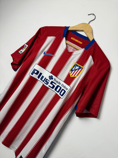 Antoine Griezmann Atletico Madrid 2015-16 home football shirt (M)