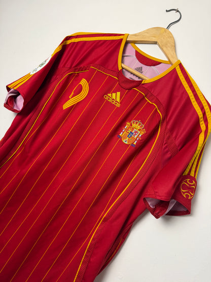 Fernando Torres Spain 2006 World Cup home football shirt (M)