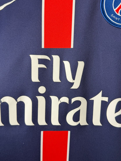 Zlatan Ibrahimovic PSG 2015-16 home football shirt (M)