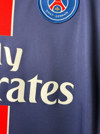 Zlatan Ibrahimovic PSG 2015-16 home football shirt (M)