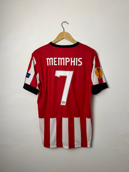 Memphis Depay PSV Eindhoven 2014-15 home football shirt (M)