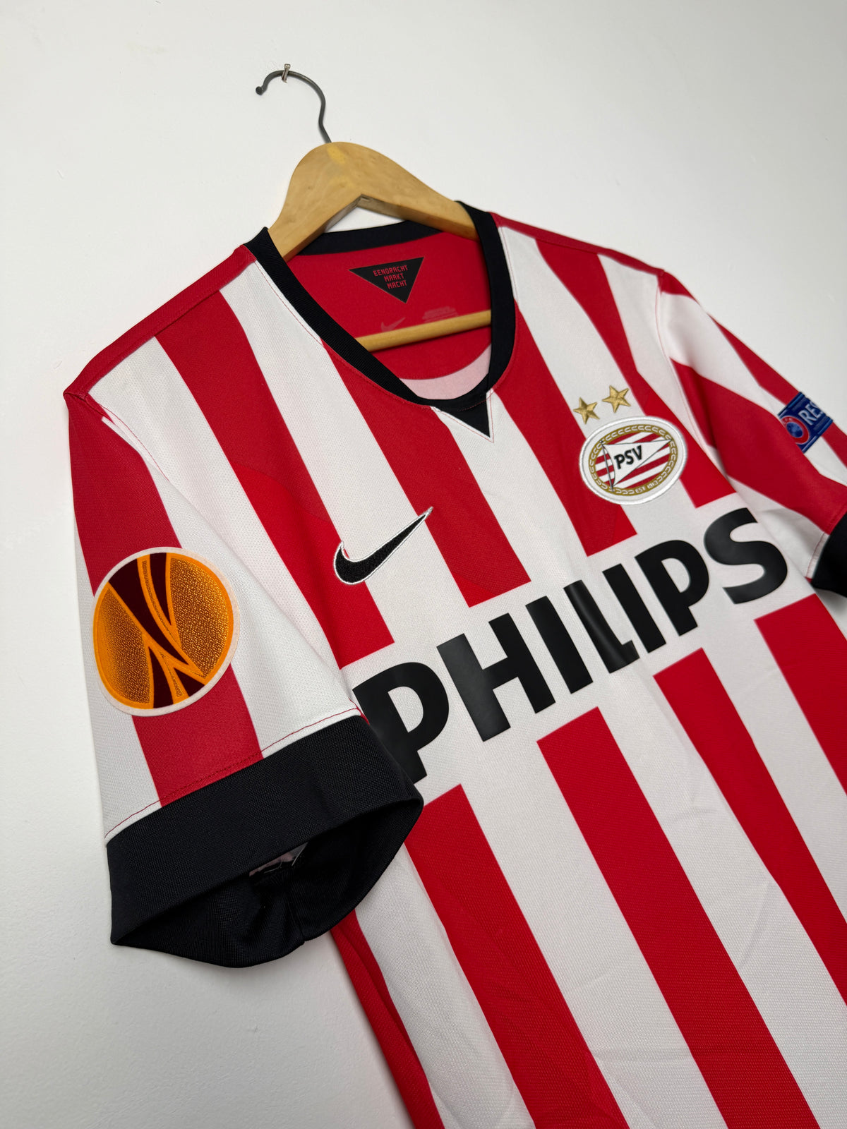 Memphis Depay PSV Eindhoven 2014-15 home football shirt (M)