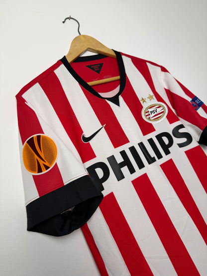 Memphis Depay PSV Eindhoven 2014-15 home football shirt (M)