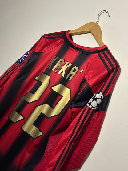 Kaka AC Milan 2004-05 long sleeve home football shirt (M)
