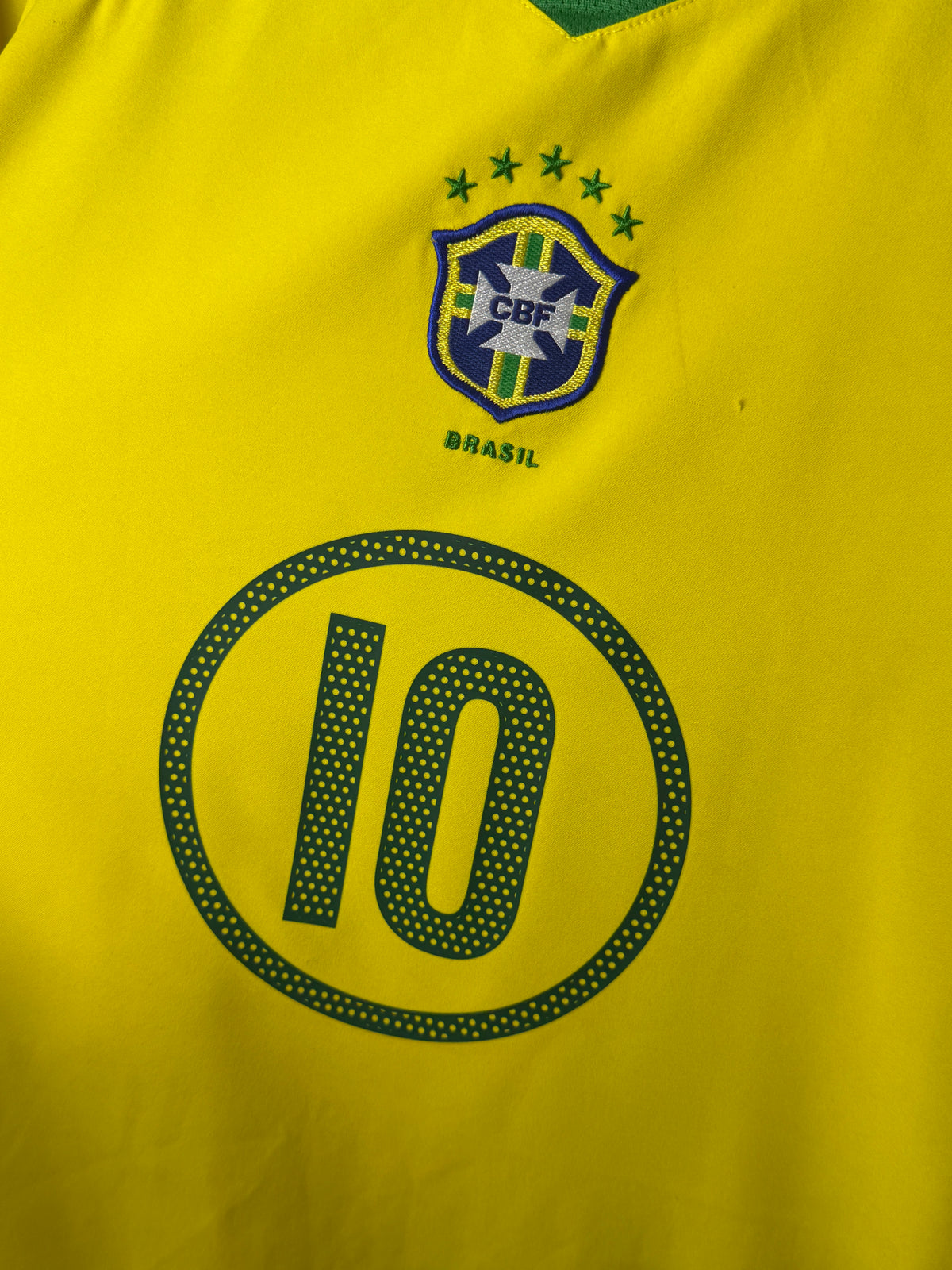 Ronaldinho 2004 home football shirt (L)