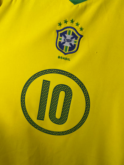 Ronaldinho 2004 home football shirt (L)