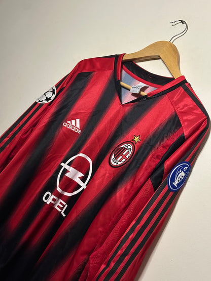 Kaka AC Milan 2004-05 long sleeve home football shirt (M)
