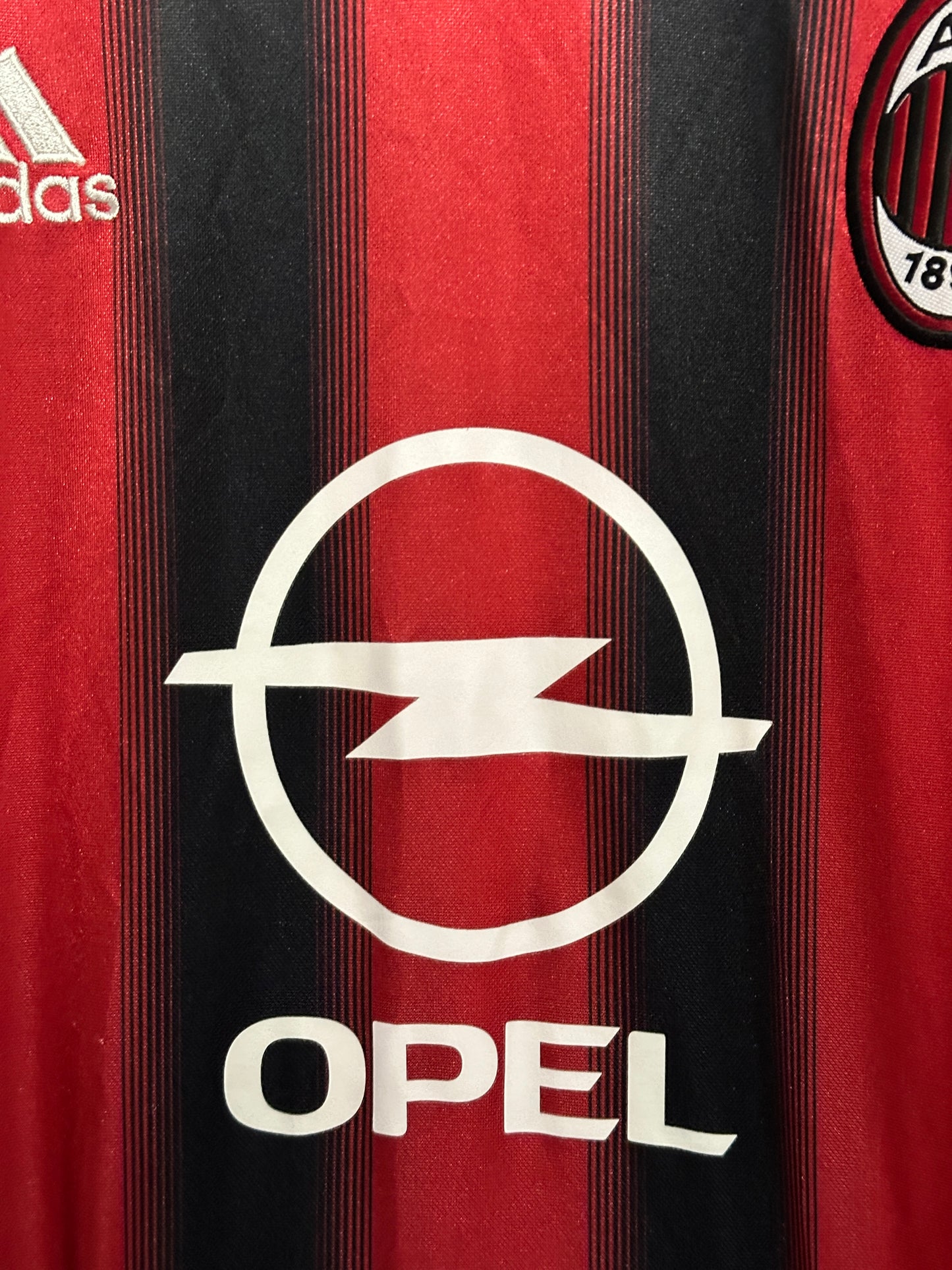 Kaka AC Milan 2004-05 long sleeve home football shirt (M)