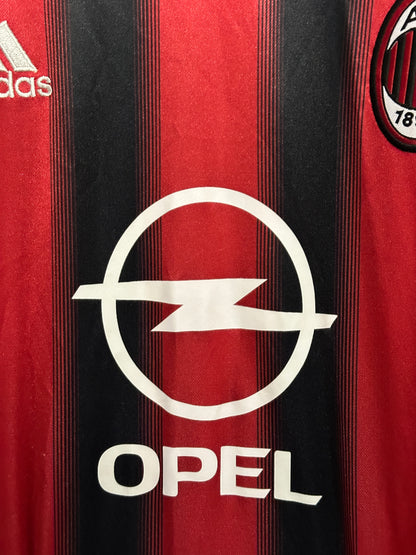 Kaka AC Milan 2004-05 long sleeve home football shirt (M)