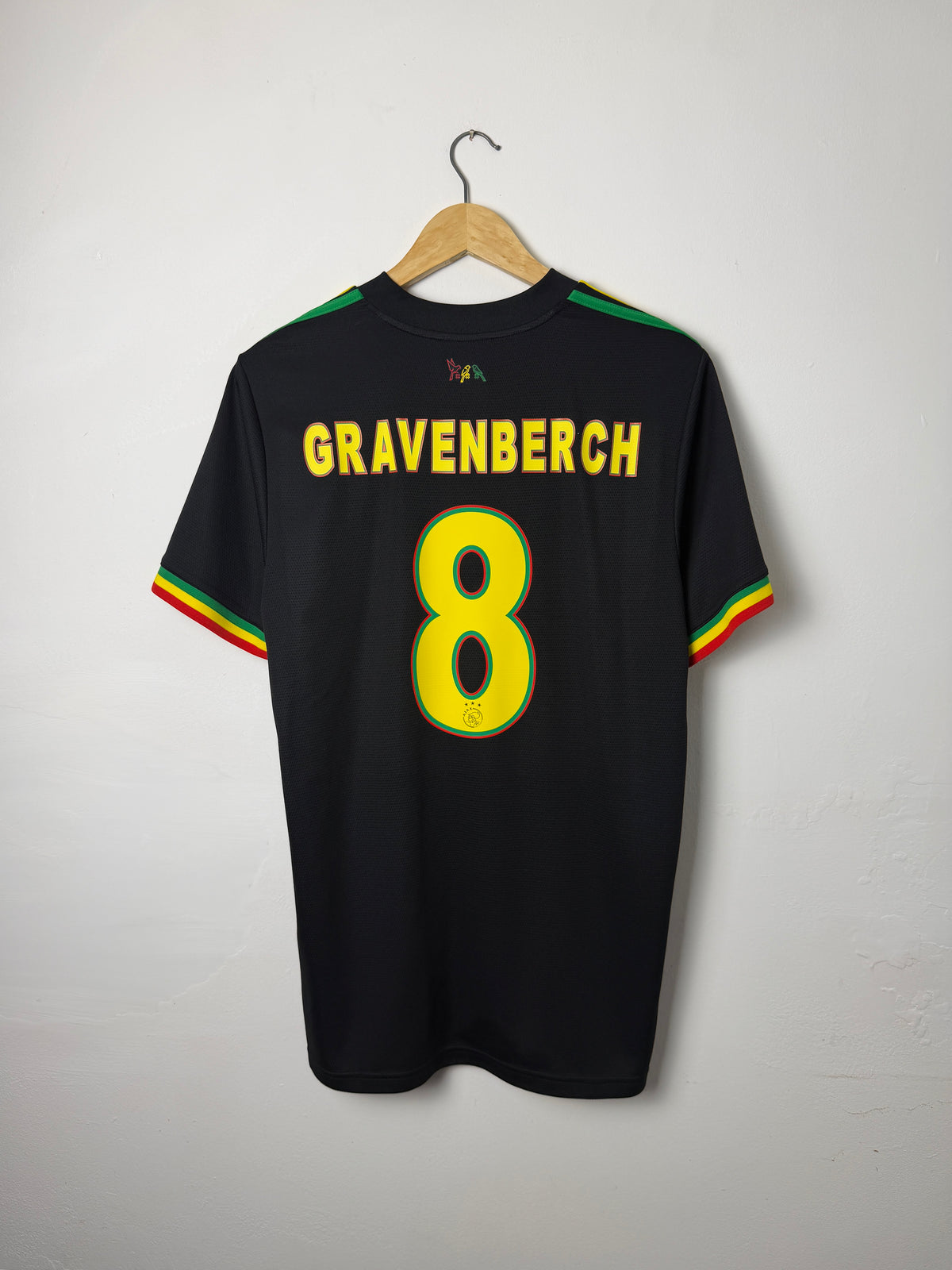 Ryan Gravenberch AFC Ajax 2021-22 third football shirt (L)