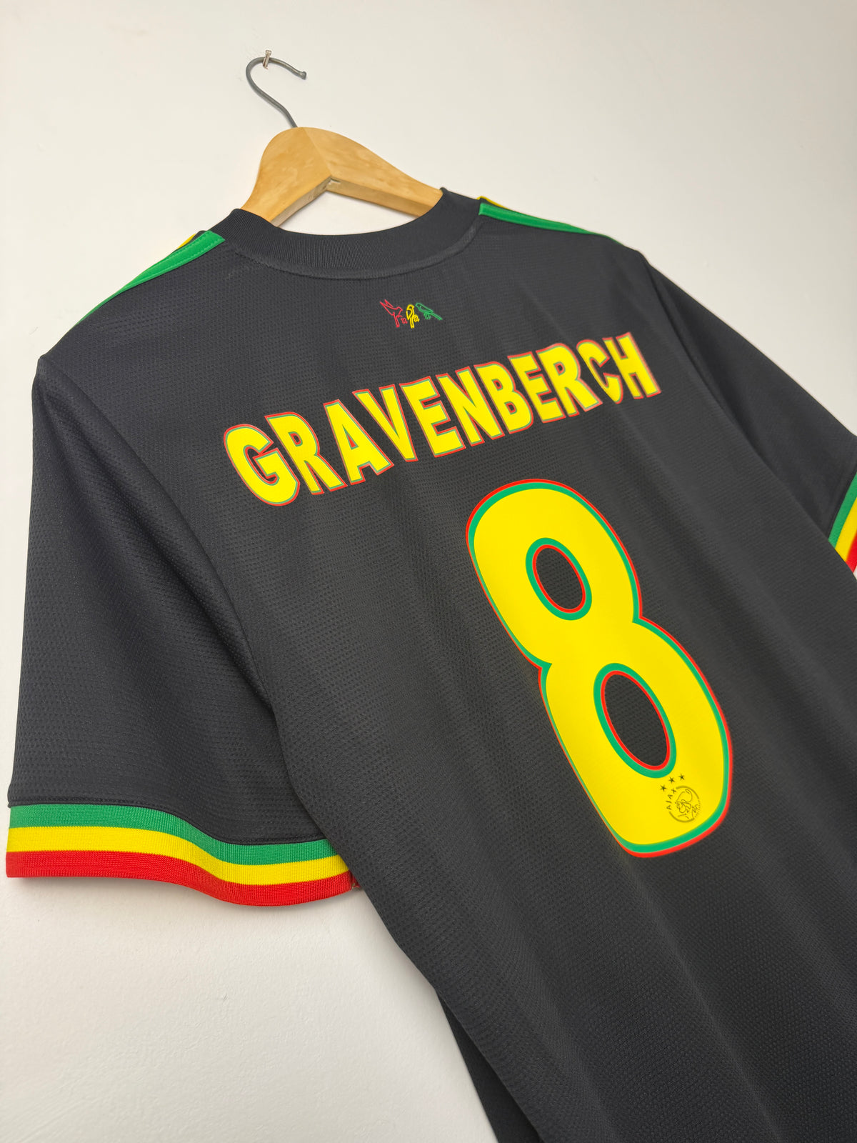Ryan Gravenberch AFC Ajax 2021-22 third football shirt (L)