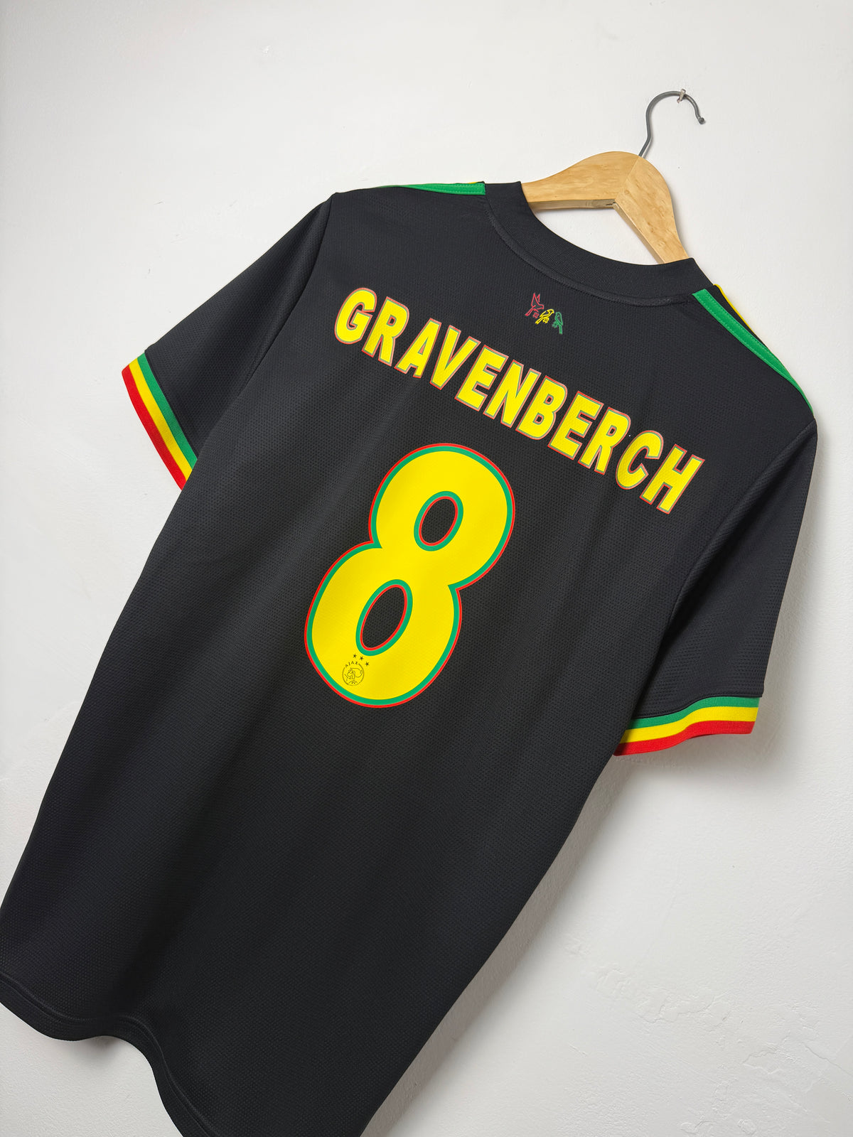 Ryan Gravenberch AFC Ajax 2021-22 third football shirt (L)