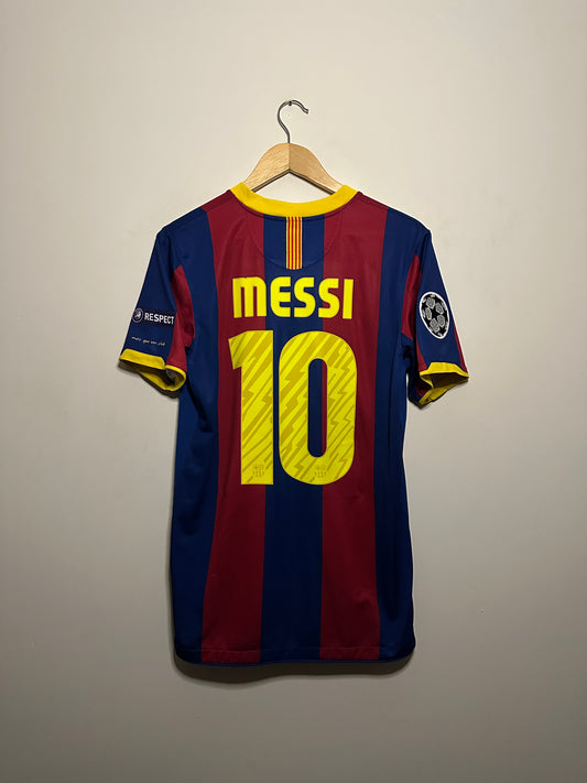 Lionel Messi FC Barcelona 2010-11 champions league final edition home football shirt (M)
