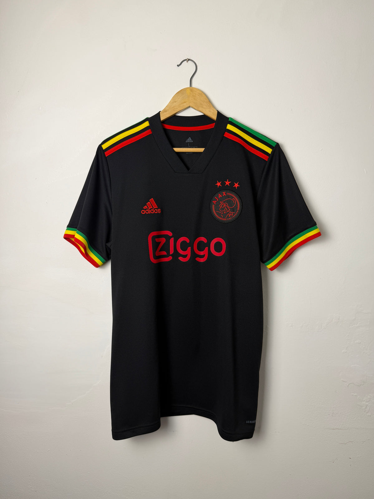 Ryan Gravenberch AFC Ajax 2021-22 third football shirt (L)